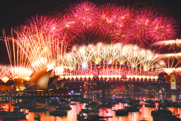 World rings in New Year